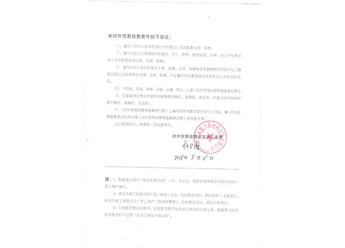 对外贸易备案2